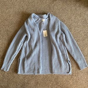 Baby Blue Oversized Sweater